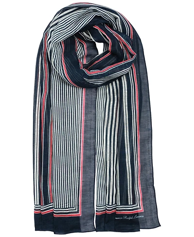 Lauren Ralph Lauren Mixed Stripe Wrap