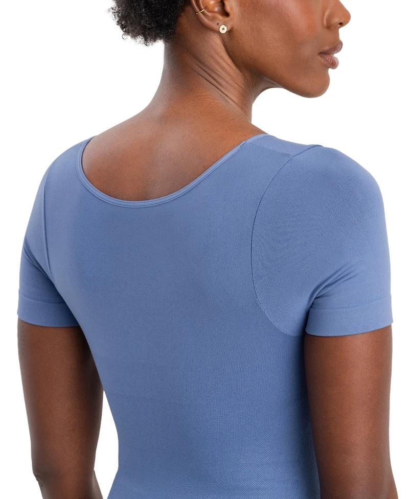 Shapermint Essentials Women's Scoop Neck Shaping T-Shirt 48001