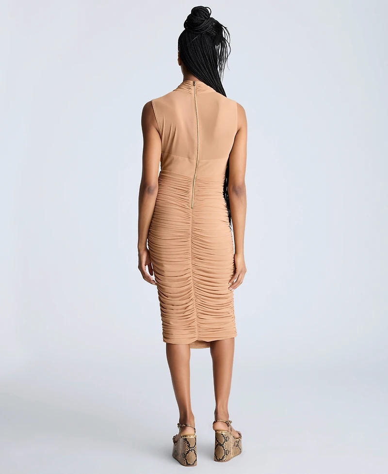 Kenneth Cole Women's Ruched Bodycon Dress