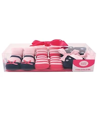 Luvable Friends Baby Girls Socks Giftset