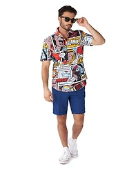 OppoSuits Men's Shirt - Short Sleeve Shirts
