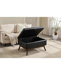 Streamdale Mid-century modern storage bench/coffee table, Assembled, Living/entry/family room
