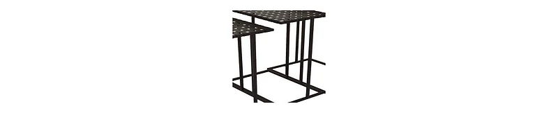 Rectangular Mesh Top Plant Stands, Set of 3 – Sturdy Metal Frame