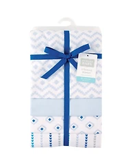 Hudson Baby Boys Cotton Flannel Receiving Blanket Wraps