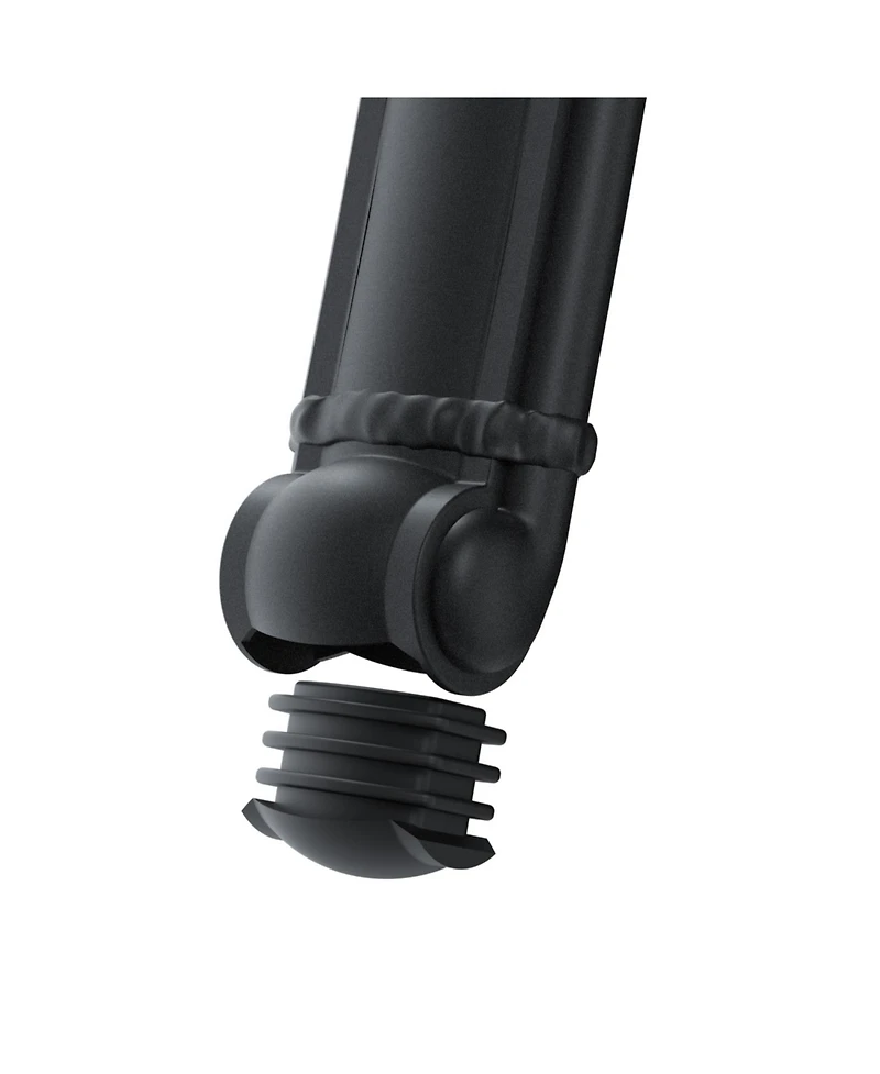 Streamdale 7-Piece Cast Aluminum Dining Set, 2 Swivel, 4 Chairs, Rectangular Table, Black Frame