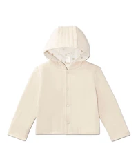 MeMoi Baby Boys or Girls Hooded Reversible Cotton Rich Star-Print / Quilted Jacket