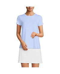 Lands' End Women's Tall Power Performance Short Sleeve Crewneck Tee