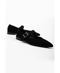 Willow Leather Mary Jane Flats