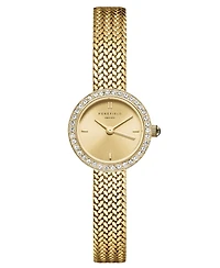 Rosefield Mini Small Edit Women's Gold Tone Stainless Steel Bracelet Watch 20.4mm