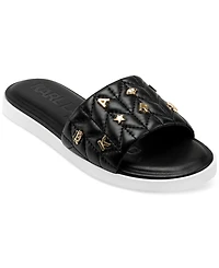 Karl Lagerfeld Paris Women's Carenza Studded Slide Sandals