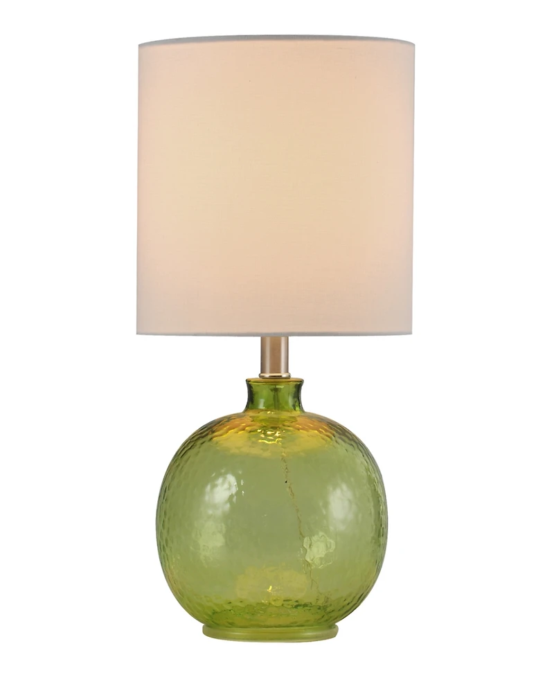 StyleCraft Home Collection 20" Modern Glass Table Lamp