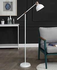 StyleCraft Home Collection 58" Industrial Task Metal Floor Lamp