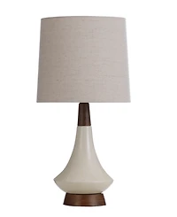 StyleCraft Home Collection 18.5" Mid Century Modern Ceramic Table Lamp