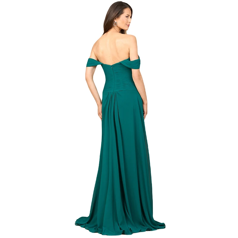 Lara Women's Off Shoulder Chiffon Dress