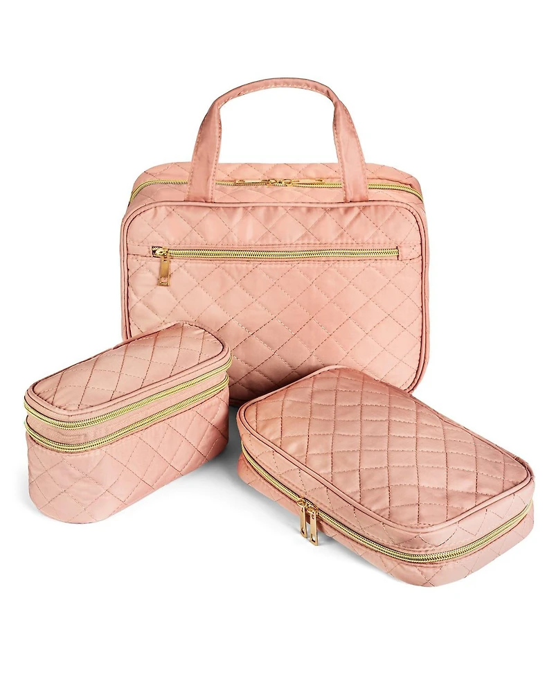 Ms. Jetsetter Travel Trio (3 Pieces) with Jewelry Case, Makeup and Toiletry Bag | Accessories