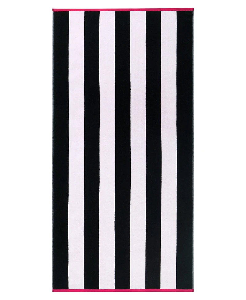 Juicy Couture Reversible Cabana Cotton Beach Towel, 36" x 72"