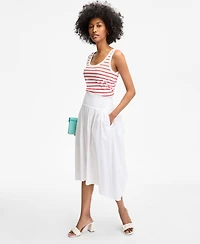 On 34th Women's Drop-Waist Midi Skirt, Exclusively at Macy's