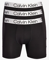 Calvin Klein Men's 3-Pk. Chromatic Brushed Micro Boxer Briefs