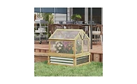 Flower Bed Greenhouse Perfect Shelter for Vibrant Plant Growth and Protection