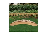 Garden Bridge in Western Cedar for Outdoor Landscape Decoration
