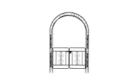 Elegant Arc Roof for Stylish and Durable Outdoor Shelter
