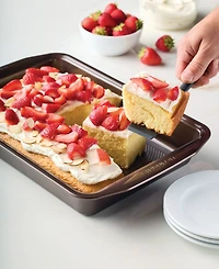 Circulon Symmetry Nonstick Chocolate Brown 9" x 13" Rectangular Cake Pan