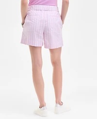 On 34th Women's Multi Stripe Pull-On Shorts, Exclusively at Macy's