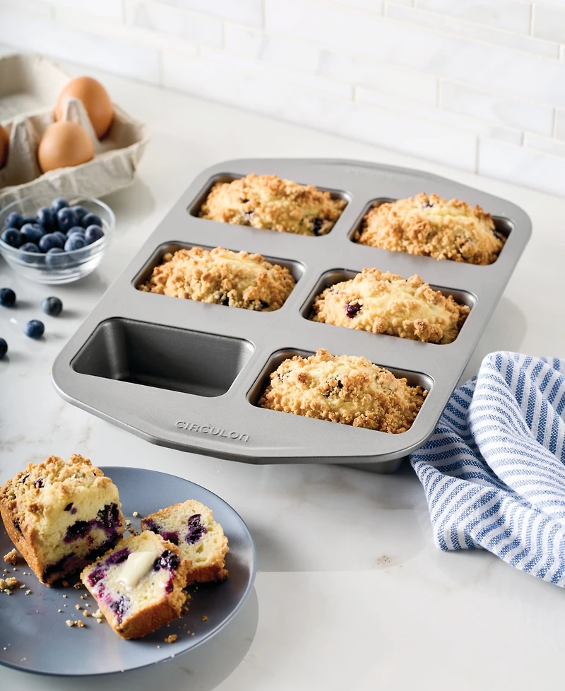 Circulon Nonstick 6-Cup Mini Loaf Pan