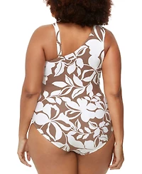 Raisins Curve Trendy Plus Size Asha One Piece Swimsuit