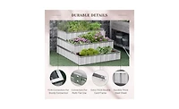 Garden Bed for Raised Planting and Efficient Outdoor Gardening
