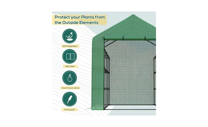 Garden Greenhouse – Weather-Resistant Structure for Healthy Plant Growth