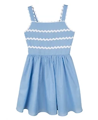 Rare Editions Big Girls Ric-Rac Dress
