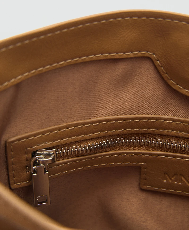 Mango Women's Pochette Pocket Shoulder Bag