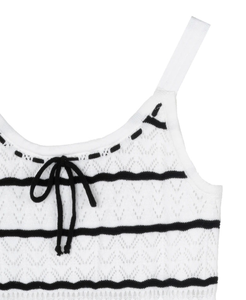 Rare Editions Big Girls A-Line Crochet Dress