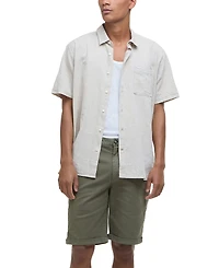 Barbour Men's Nelson Linen Short Sleeve Summer Shirt