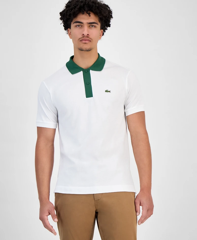 Lacoste Men's Classic Fit Petit Pique Short Sleeve Polo Shirt - 737