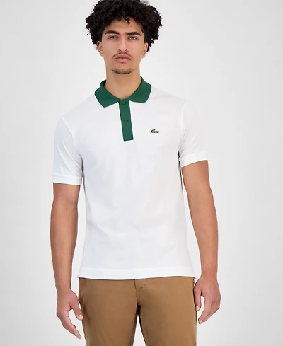 Lacoste Men's Classic Fit Petit Pique Short Sleeve Polo Shirt - 737