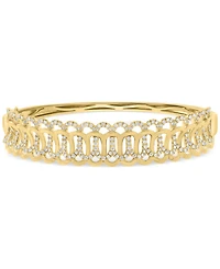 Effy Diamond Intertwined Loop Bangle Bracelet (1-1/2 ct. t.w.) in 14k Gold