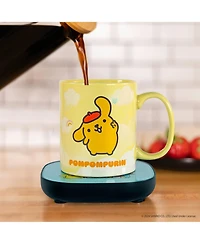 Uncanny Brands Hello Kitty and Friends Pompompurin Mug Warmer with Mug – Keeps Your Favorite Beverage Warm - Auto Shut On/Off