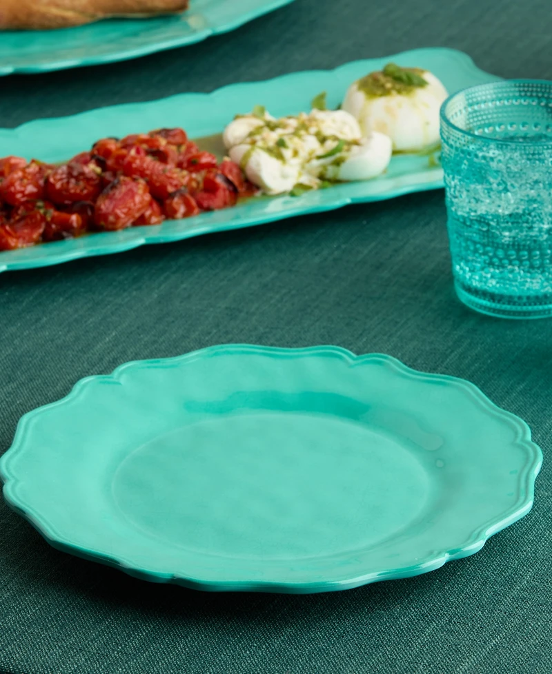 Certified International Isabella Crackle Melamine 4-Pc. Dinner Plates, Service For 4