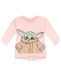 The Mandalorian Girls Star Wars Yoda Fleece Sweatshirt and Pants Set