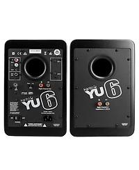 Kanto YU6 Powered Bookshelf Speakers with SE6 Elevated Desktop Speaker Stands