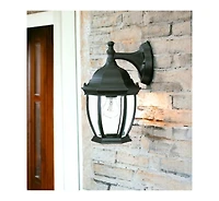 Wide Hanging Lantern Wall Light for Outdoor and Indoor Lighting
