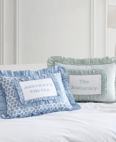 Peri Home The Tea Decorative Pillow, 12" x 18"