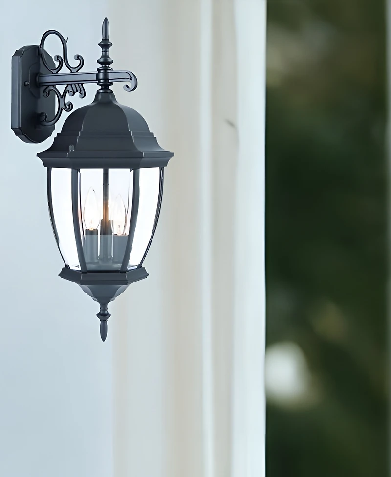 Hanging Lantern Wall Light – Decorative Ornamental for Patio & Yard
