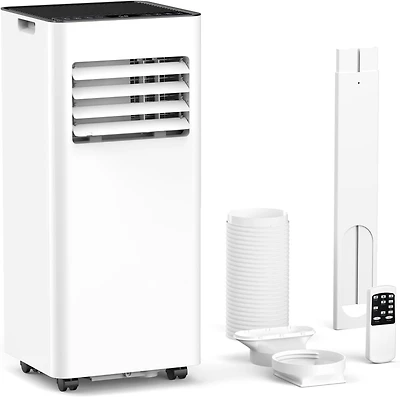 Cowsar 10000 Btu Portable Air Conditioners, Fan Cool,Dehumidification,Remote for Bedroom/Dorms