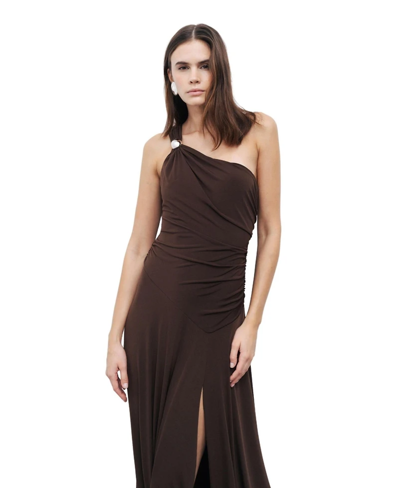 Nocturne Women's One Shoulder Maxi Dress
