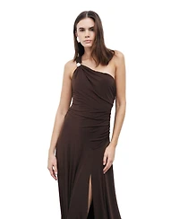 Nocturne Women's One Shoulder Maxi Dress