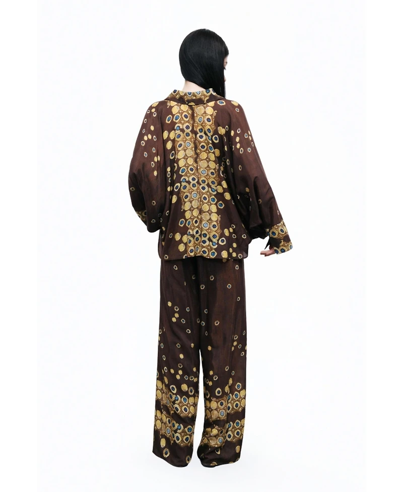 Nocturne Women's Flowy Printed Shirt