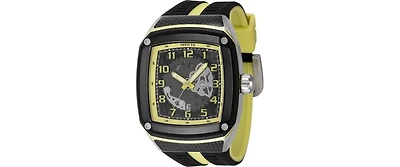 Invicta Men's 48070 Invicta Racing Quartz Multifunction Yellow, Gunmetal Dial Watch